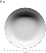 Mäser Barca servies voor 6 personen, set van 12, porselein, wit
