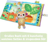 VTech Baby Mijn grote pluchen boek - Tast- en voelboek/boek met muziek en geluiden - Stoffen boek met bewegende elementen - Speelgoed voor motorische en sensorische vaardigheden - Voor baby's en kinderen van 3-24 maanden Bebe Naty Shop Speelgoed