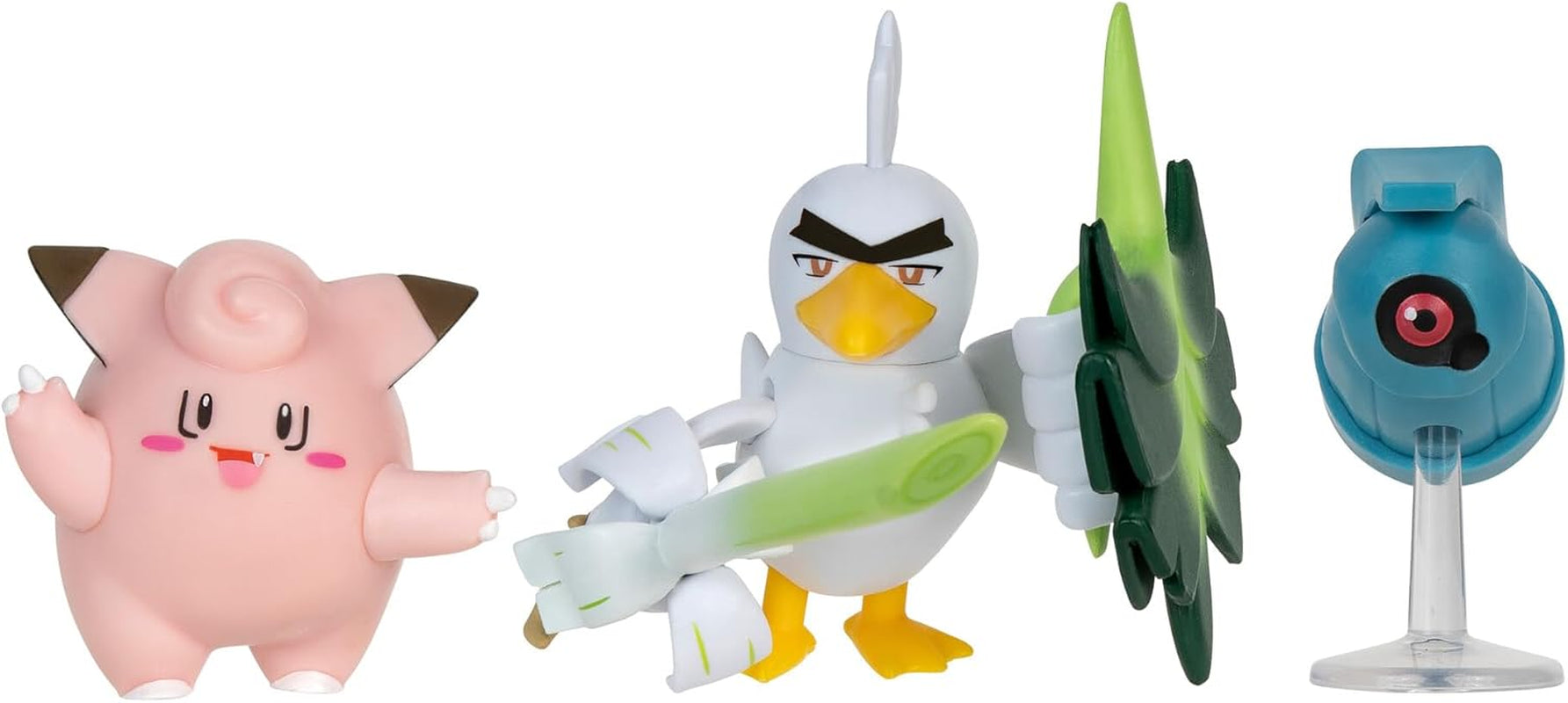 Pokémon PKW3057 Battle Figure Set-Piepi, Tanhel, Lauchzelot Actiefiguren Naty Shop