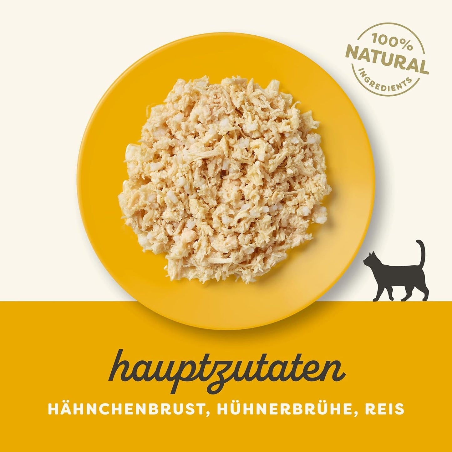 Applaws 100% natuurlijk nat kattenvoer, kippenborst in bouillon - Verpakking van 12 zakjes van 70 g