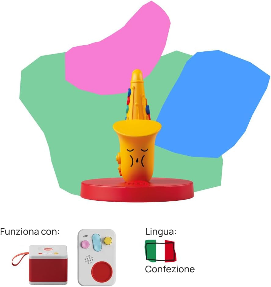 Geluidsfiguur - jazzritme - muziek, liedjes en geluiden, educatief speelgoed, jongens en meisjes vanaf 0 jaar, Italiaanse versie Bebe Naty Shop speelgoed