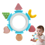 Baby Bijtring Zintuiglijk Speelgoed voor 0 3 6 7 8 9 10 12 Maanden Baby Tandjeshulpmiddel voor pasgeborenen 3 6 12 18 Maanden Jongens Meisjes Paascadeaus voor Babyshower Feest Bruin