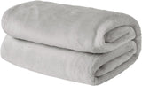 Brentford's ultrazachte fleece sprei, zilvergrijs, groot tweepersoonsbed - 150 x 200 cm bedden en dekens Beuche den Brentfords-Store Zilvergrijs 120 x 150 cm