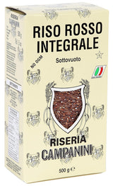 RISO ROSSO INTEGRALE Rode rijst met volle granen RISERIA CAMPANINI 500g uit Italië