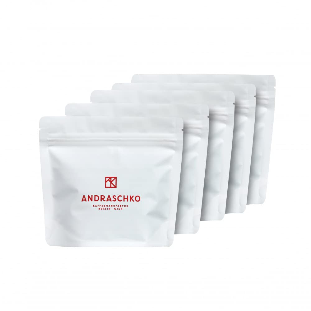 Espresso proefset - 5 varianten van elk 100 g - Biologisch en 100% Arabica - Single origin en blend - Perfect voor portafilters en espressomachines