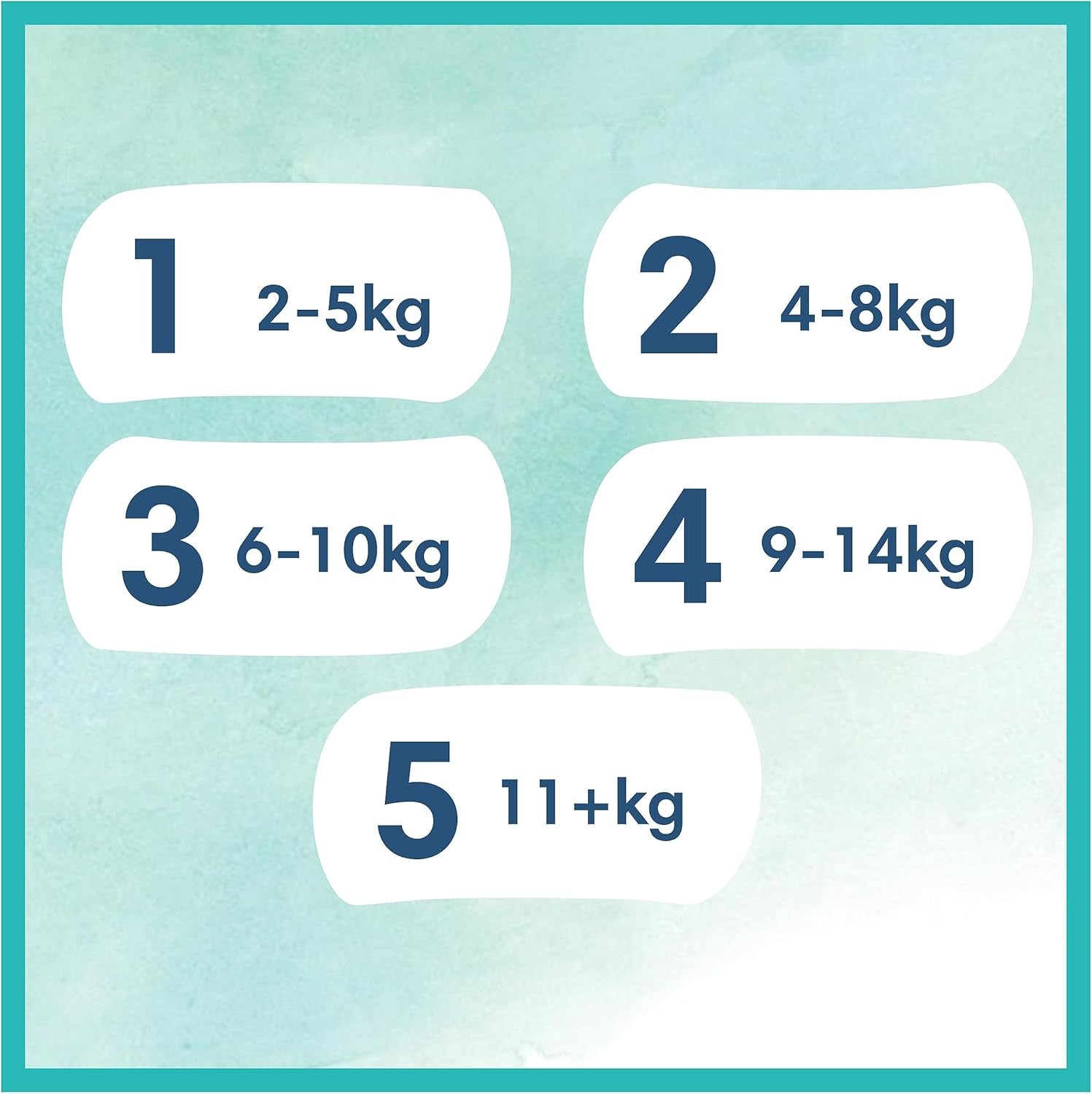 Pampers Babyluiers, maat 2 (4-8kg), Harmony, Half Moon Box, zachte huidbescherming en kruideningrediënten, 240 stuks
