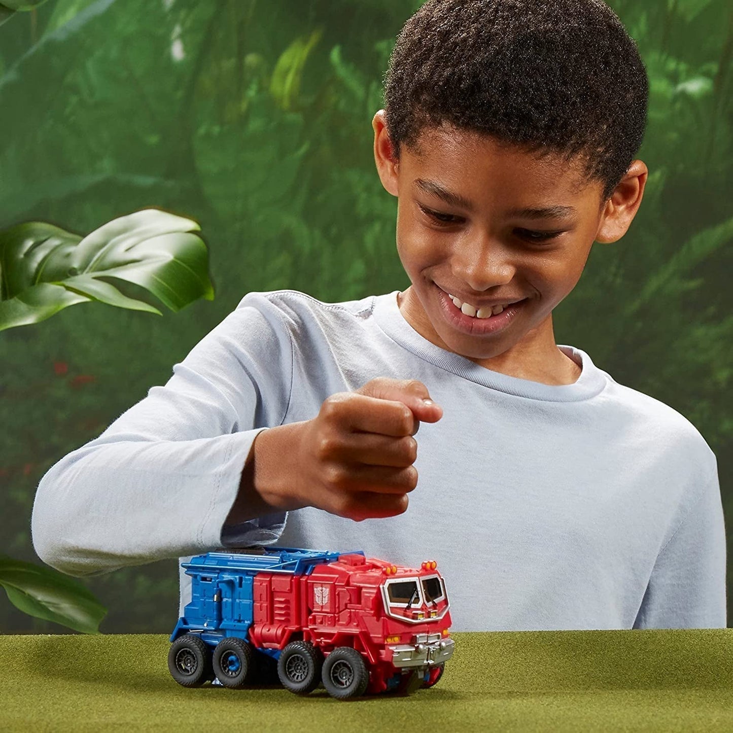 Transformers speelgoed voor de film Rise of the Beasts, Smash Changer Optimus Prime figuur van 6, 22,5 cm Actiefiguren Naty Shop