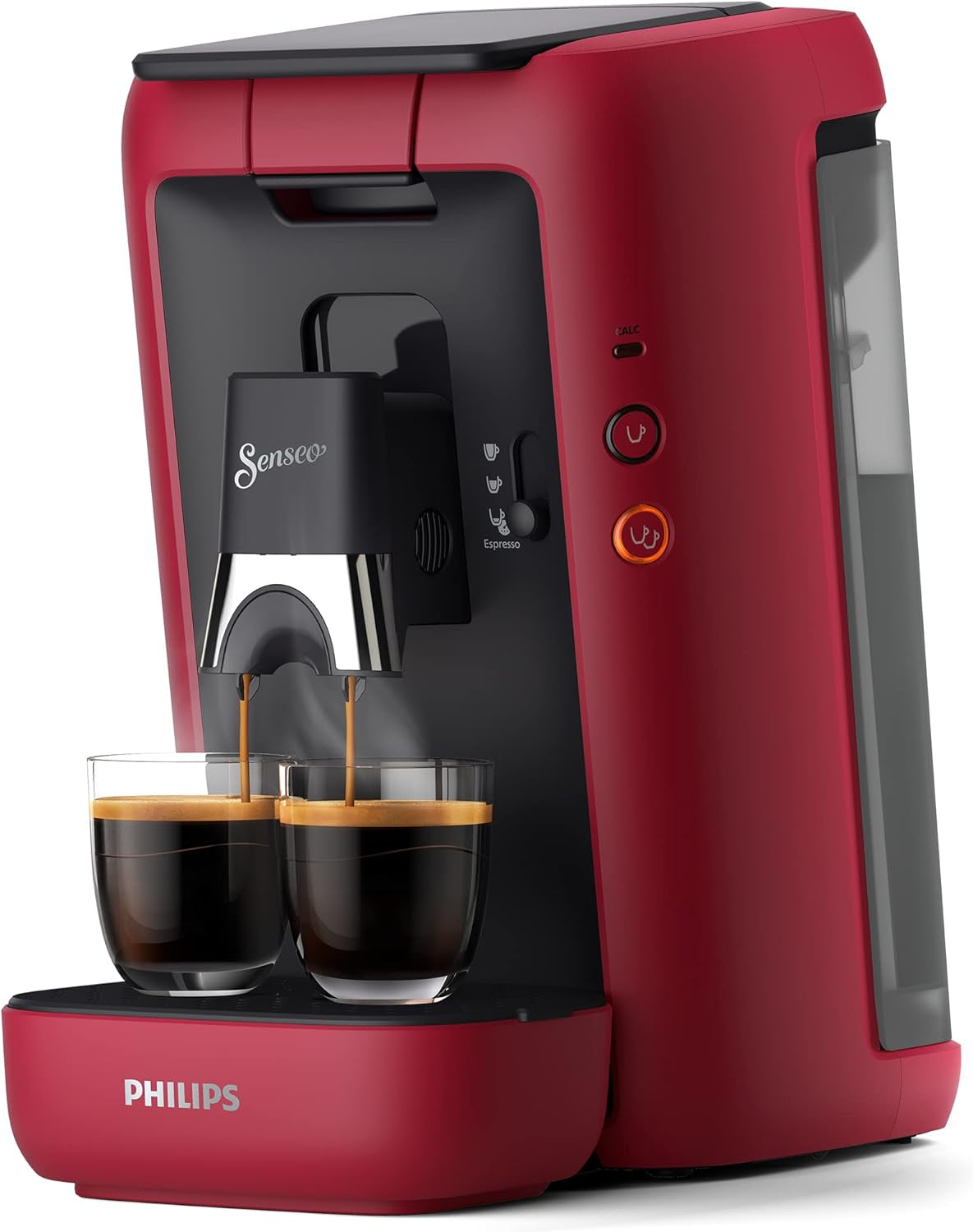 PHILIPS Senseo Maestro Capsule-espressomachine - Intense Plus-technologie, hoogwaardige espresso, ecologisch ontwerp, waterreservoir van 1,2 liter, memofunctie, ontkalkingsindicator (CSA260/60)