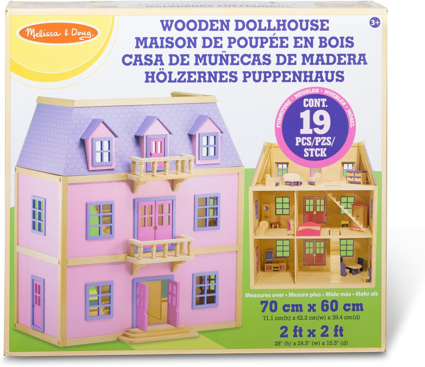 Melissa & Doug houten poppenhuis