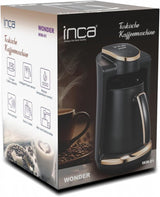 Turkse koffiezaak Inca | Türk Kahve-machines | 250 ml (1-4 kopjes) | 400W | IKM-01 | Bescherming tegen morsen en koken zonder water | Roestvrijstalen verwarmingsplaat | Automatische uitschakeling | Voor een perfecte Turkse koffie