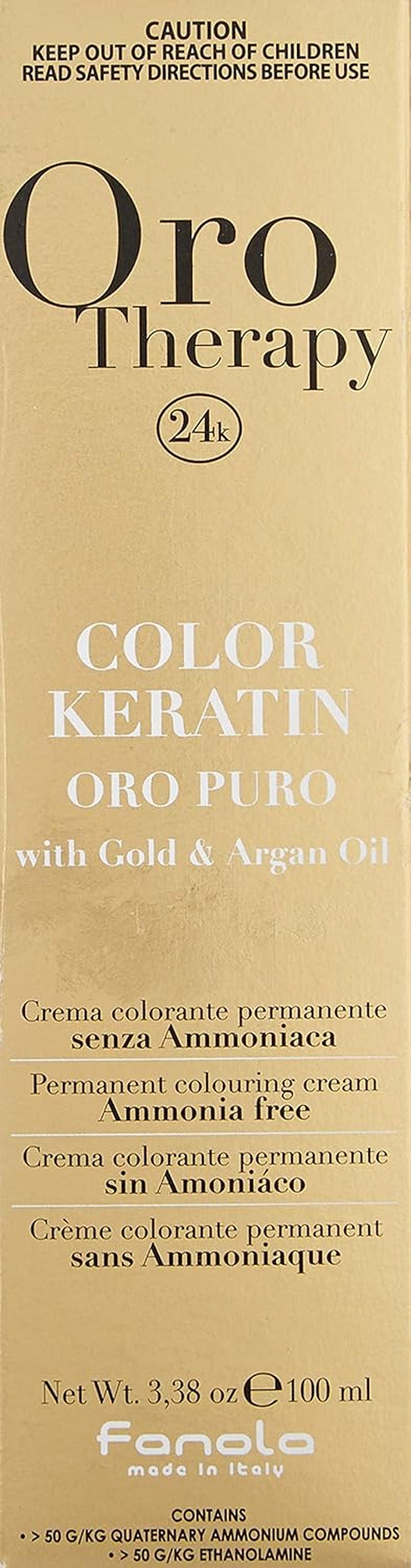 Fanola Oro Therapy Color Keratin 5.0 100ml Haarverf Naty Shop