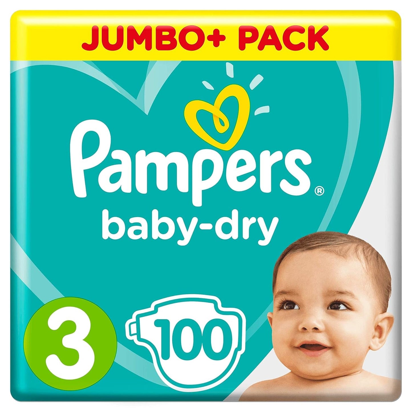 Pampers luiers (Oude Versie), Maat 3 (6-10 kg), 100 stuks,
