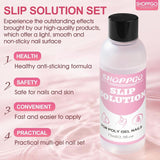 Polygel Straightening Solution, Polygel Slip Solution nagelkit, Straightening Solution 75 ml, inclusief 5 nageltipclips, 3 nagelborstels, 1 kristallen beker, 100 reinigingsvellen