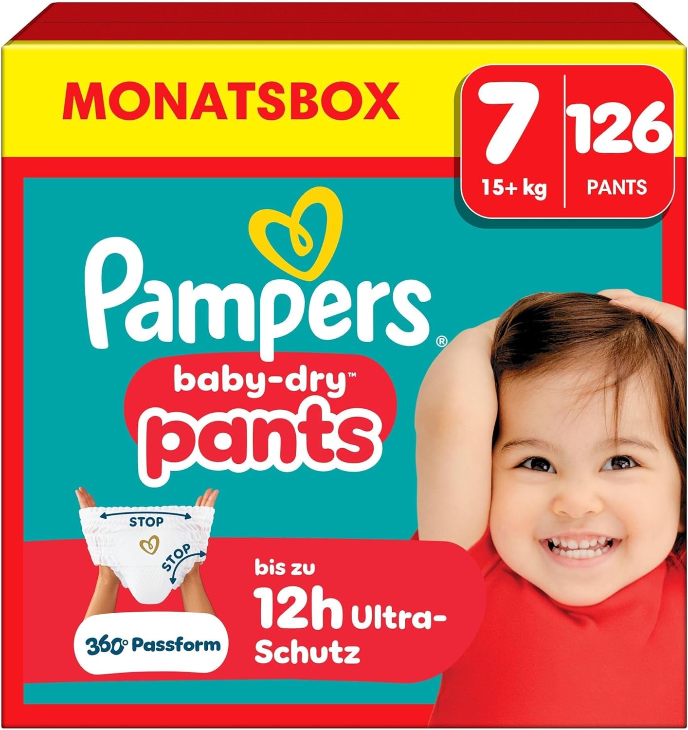 Pampers Baby-Dry Pants Größe 5, 160 Stück, 11kg-17kg, 360° auslaufsichere Geschikt voor dag en nacht