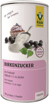 Raab Vitalfood Premium, Berkensuiker met Xylitol zoetstof, Vegan, 1:1 Alternatief voor suiker, 300 gram Zoetstoffen Naty Shop