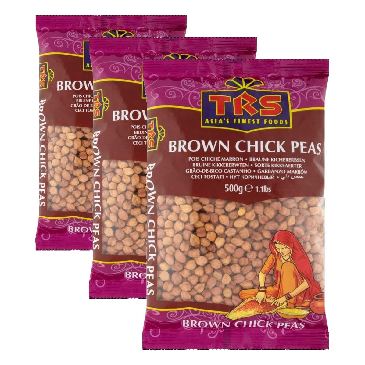 TRS - Bruine kikkererwten - (1 x 500g)