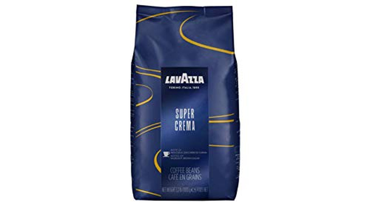 LAVAZZA Espresso SUPER CREMA Aromatisch 8x 1000g (8000g) - gebrande koffiebonen