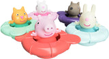 Tomy Toomies Peppa's Pool Party - 5 Verbindingsringbekers met 5 Babyspeeltjes Peppa Pig & Friends Waterspuiter - Badspeelgoed +18 Maanden - Babybadje & Zwembadspeelgoed Bebe Naty Shop Speelgoed Standaard titel