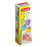 Quercetti - 4144 Momy Soft Happy Sound 4-delig Zacht plastic speelgoed voor peuters Bebe Toys Naty Shop Standaardtitel