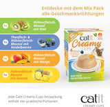 Catit Romige Cups, Tonijn en Kip met Bosbessen, 4x25g