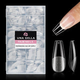 Ballerina Gel Nagel Tips 216 stks 12 Maten Zachte Gel Nagel Tips Volledige Dekking Nagelverlenging Set Semi Matte DIY Thuis Kunst
