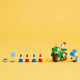 LEGO Super Mario: Mario Kart - Yoshi Bike, Nintendo Adventure Collectible Set, Cadeau voor kinderen, jongens, meisjes en gamers vanaf 7 jaar, Yoshi Figure Collection Set 72031 Bouwsets Besuche in LEGO-Store