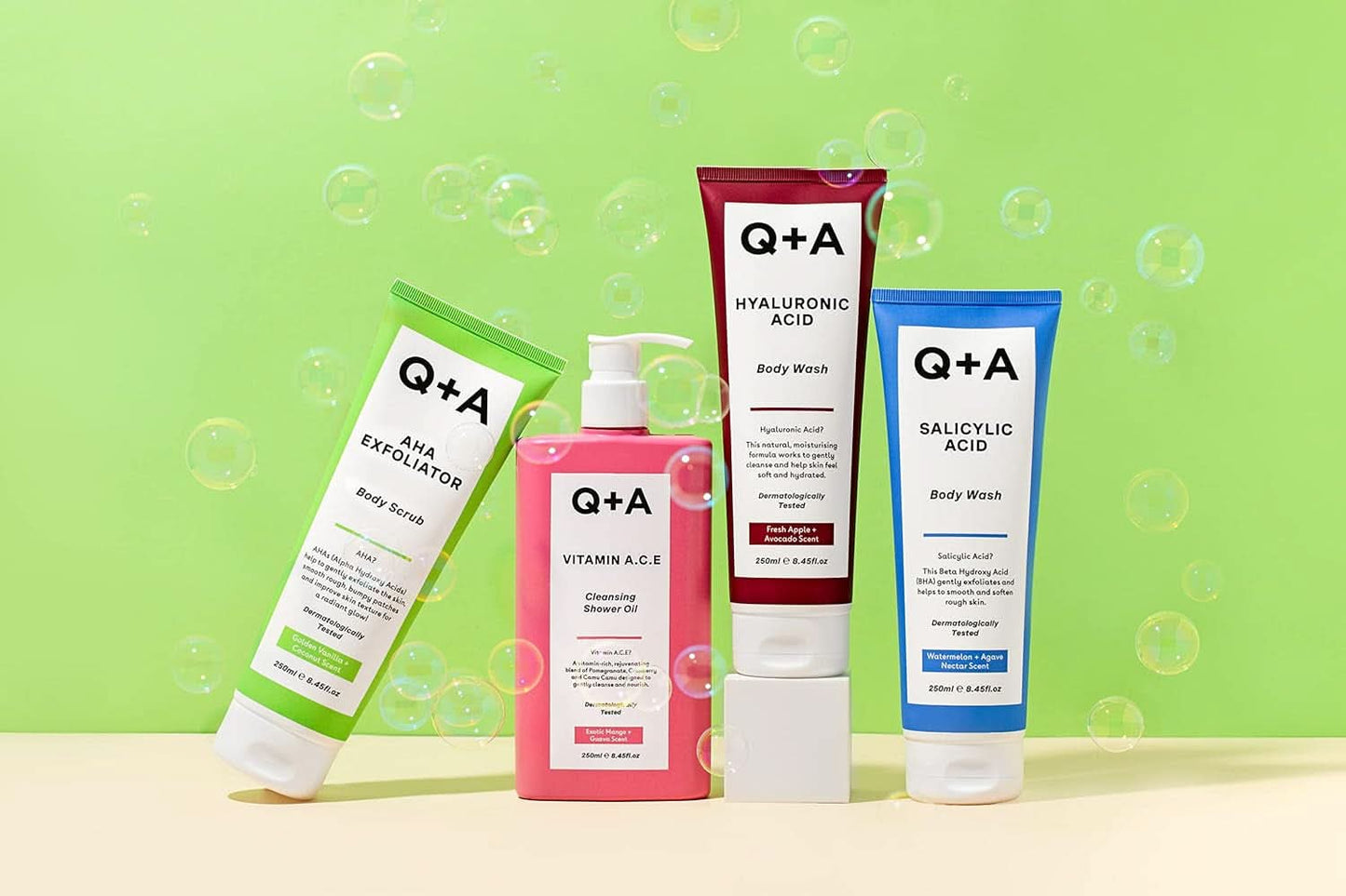 AHA peeling bodyscrub, 250 ml Cosmetica en schoonheid Naty Shop