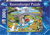 Ravensburger puzzel voor kinderen - 10947 Animal Friends Family - Disney puzzel voor kinderen vanaf 6 jaar, met 100 stukjes in XXL formaat Puzzel Naty Shop Standaard titel