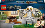 LEGO Harry Potter Hedwig in Privet Drive 4 Kinderspeelgoed-uilset, bouwbare dierenfiguur met Zweinstein-koffer, klein cadeautje voor jongens, meisjes en alle fans vanaf 7 jaar 76425 Bouwsets Besuche den LEGO-Store