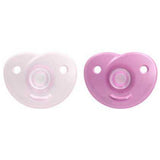 Philips AVENT Soothie - BPA-vrije fopspeen voor baby's van 0-6 maanden, roze/lichtroze (model SCF099/22)