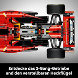 LEGO Technic Ferrari SF-24 F1 Raceauto - Modelauto voor volwassenen - Formule 1 verzamelset - V6-motor, versnellingsbak, stuurinrichting en DRS op schaal 1:8 - Cadeau voor fans van motorsport en racewagens 42207 Bouwsets Beuche den LEGO-Store