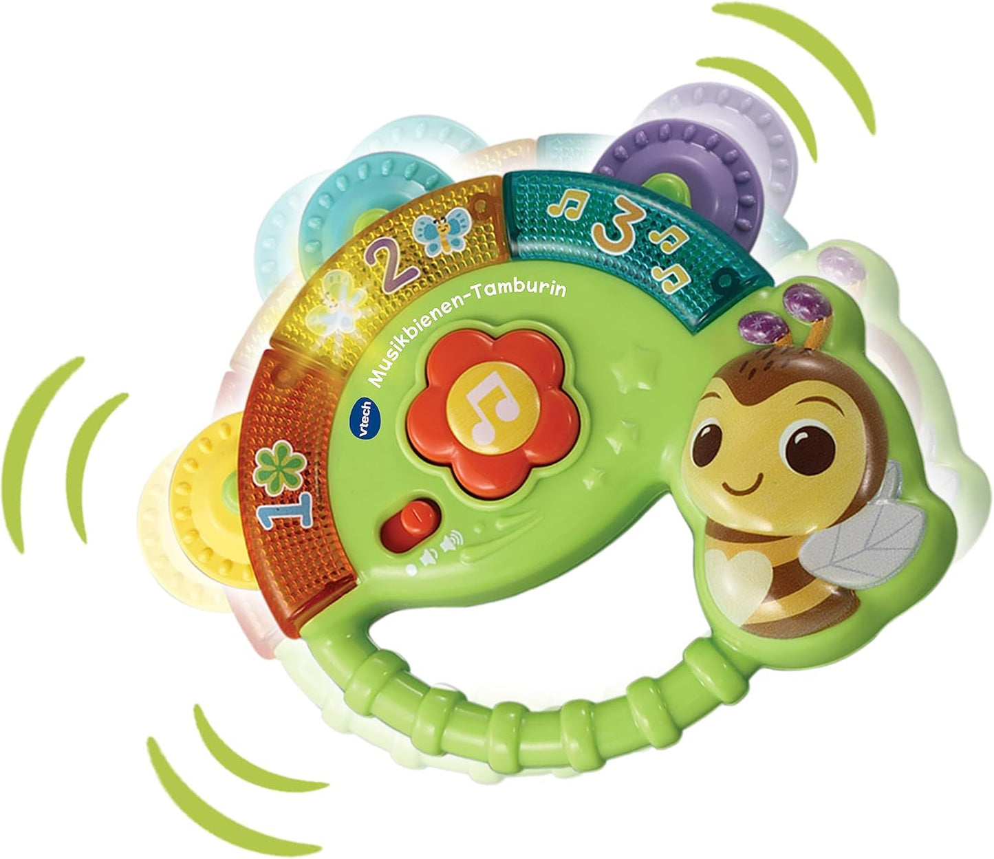 Vtech Baby Musical Bee Tamboerijn - Muzikaal speelgoed met cijfers, grappige geluiden, zinnen en liedjes - Voor kinderen van 3-36 maanden Babyspeelgoed Naty Shop