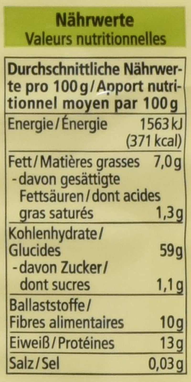 Biologische havermout, kleine vlokken, 500g (1 pakje)