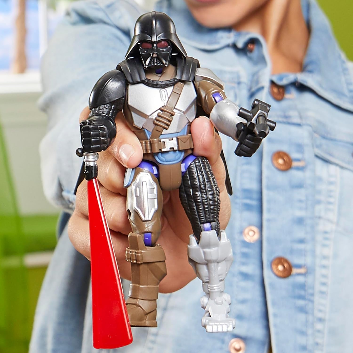 Star Wars Mixmashers Darth Vader Aanpasbare Mix-And-Match Deluxe actiefiguur en accessoires Actiefiguren Naty Shop