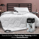 Kussen 80X80 Cm - 2 in 1 design - kussen in kussen - groot ademend en wasbaar slaapkussen en 100% vegan - 2 kussens 3 opties - kussen met 600G & 1200G vulling Naty Shop standaard kussens