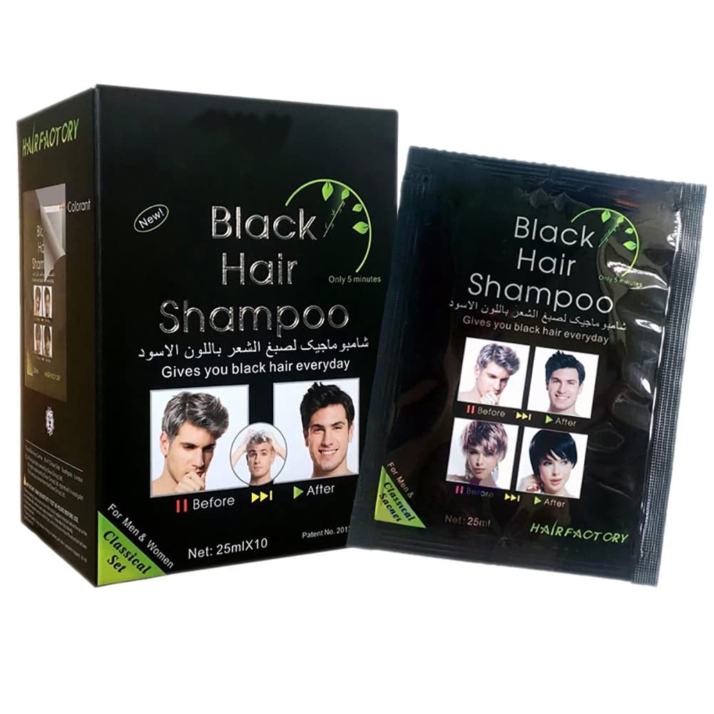 Instant Haarkleur Zwart Haarverf Shampoo gaat 30 dagen mee Natuurlijke ingrediënten Naty Shop Haarverf Standaardtitel