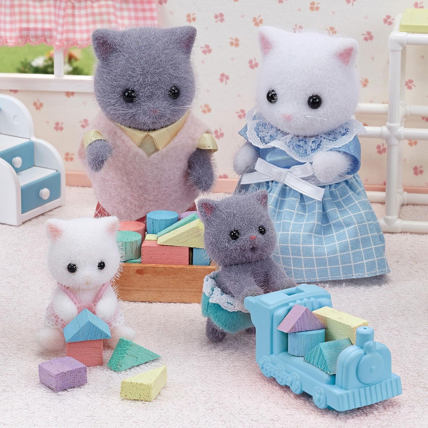 Sylvanian Families L5457 Perzische tweelingkatten - poppenhuisfiguren