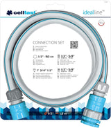 CELLFAST Tuinslangwagen 2 Wielslanghaspel Corrosiebestendig Tuinslanghaspel Voorkomt Slangbuigen 1/2" 45m Aluplus
