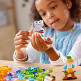 LEGO Classic Creative Animals, doos met kleurrijke stenen, bouwstenen dierfiguren zoals hond, kat, konijn, hamster en vogel, constructiespeelgoed voor jongens en meisjes vanaf 5 jaar 11034 Bouwsets Besuche den LEGO-Store