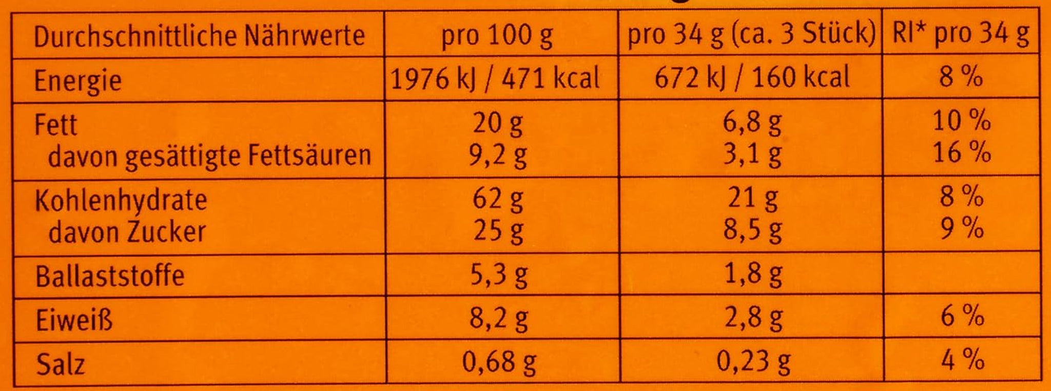 Bahlsen Hobbits Crunchy - Pak van 18 - Opbergdoos - Vezelrijke havermout volkoren koekjes (18 x 250 g)