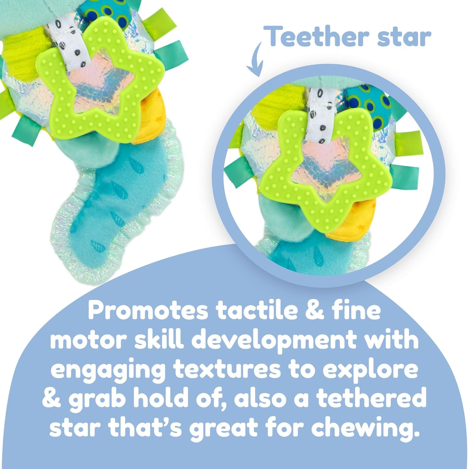 LAMAZE Alise Axolotl - Clip & Go kinderwagenspeelgoed - Zintuiglijk babyspeelgoed - 0-6 maanden vroeg leerspeelgoed - Vakkundig ontworpen voor pasgeborenen - Kraamcadeaus Bebe Naty Shop Speelgoed