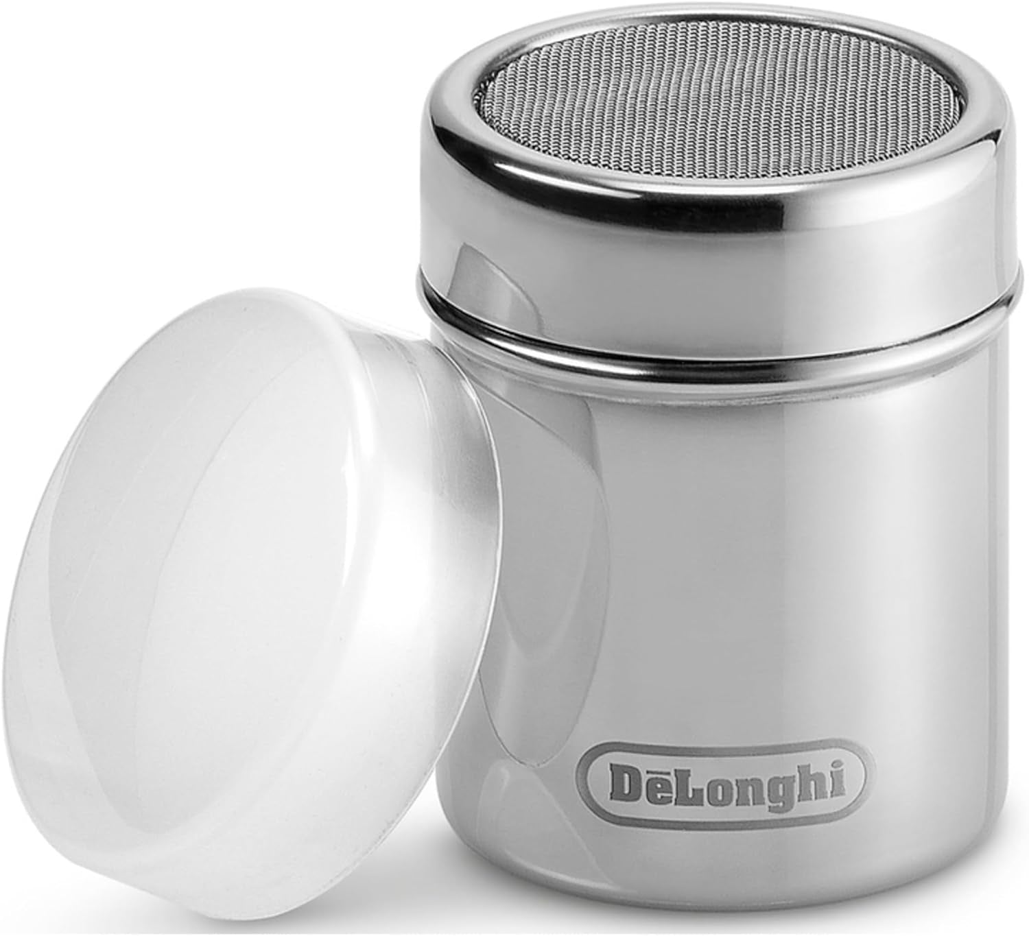 De'Longhi DLSC061 roestvrijstalen cacaoshaker, 175 ml, zilver