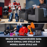 LEGO 10302 Icons Optimus Prime Set, 2-in-1 robotfiguur en modeltruck, Transformers speelgoedmodelset voor volwassenen, verjaardags- of kerstcadeau voor mannen, vrouwen, haar en hem Bouwsets Besuche in LEGO-Store