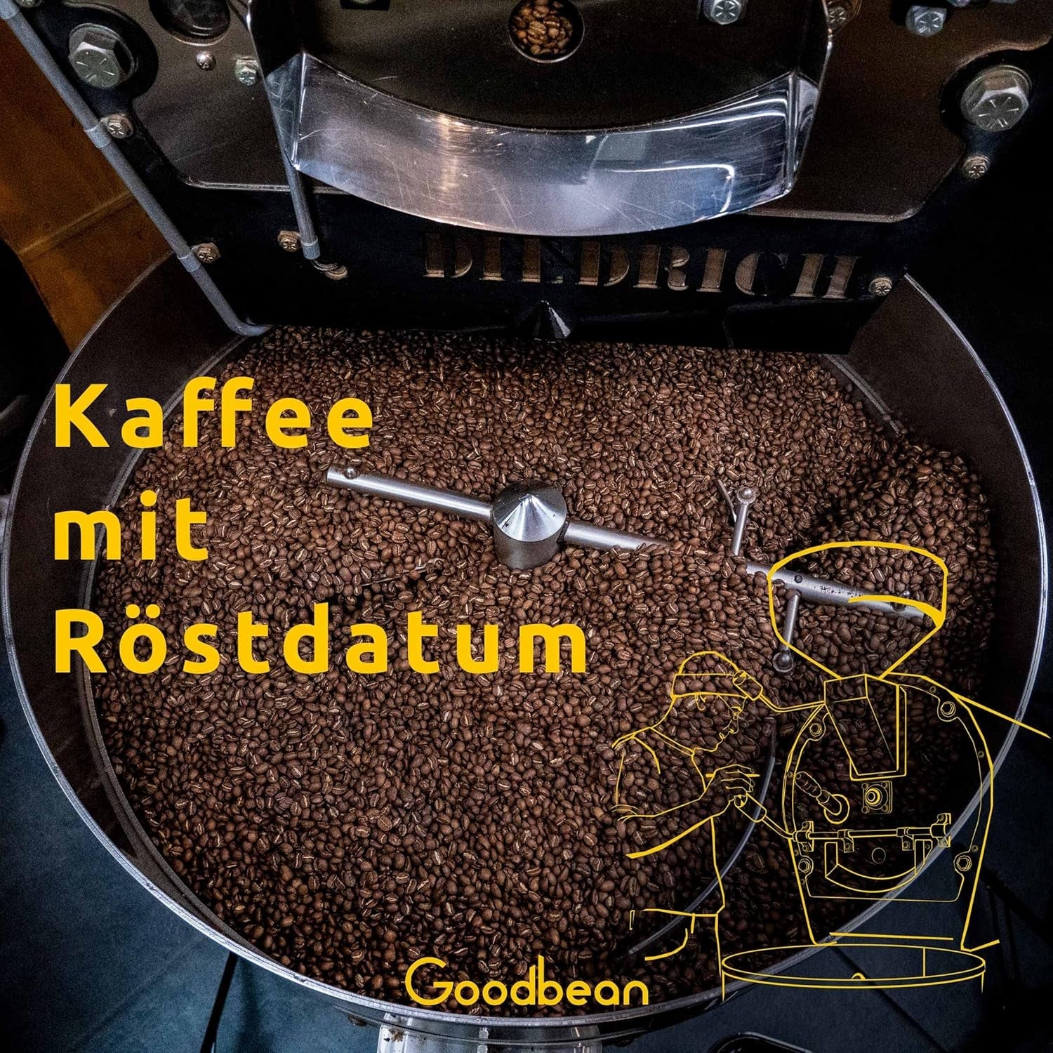 Santos | Koffiebonen 2500g - 100% Arabica uit Brazilië | voor espresso, cappuccino of sterke filterkoffie | Omni gebraad | Klassieke koffie - de perfecte kennismaking met speciale koffie