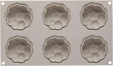 Silikomart, Vorm voor Tartufo-siliconencakes, 8 enkele poorten, Ø 62 H 52 mm Keuken Naty Shop Bollicine
