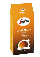 Segafredo Zanetti Caffè Crema Dolce - Hele bonen (pak van 1 kg) - Geschikt voor Caffè Crema - Licht tot medium gebrande koffiebonen met een milde en evenwichtige smaak (pak van 2)