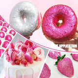 Eetbare glitterspray - 22G Eetbare glitter, eetbaar glitterpoeder voor drankjes, taartdecoraties, macarons - Voedselkleuring glitterpoeder, eetbare glitter voor cocktails, muffins (roze)