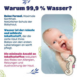 Kindii Water Care Vochtige doekjes - Aqua Babydoekjes - 100% viscose, 99,9% water, grapefruitextract, sjaalmaat 150x200, 100% biologisch afbreekbaar, plasticvrij, reinigingsdoekjes voor de gevoelige huid