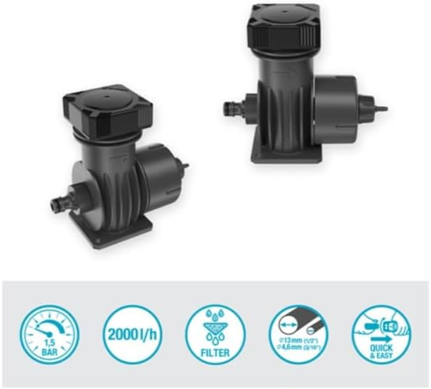 Bewateringssysteem Gardena Micro-Drip Basic Unit 2000: Basisunit voor drukverlaging, waterdoorstroming ca. 2.000 l/u, snelle en eenvoudige aansluittechniek (1354-20)