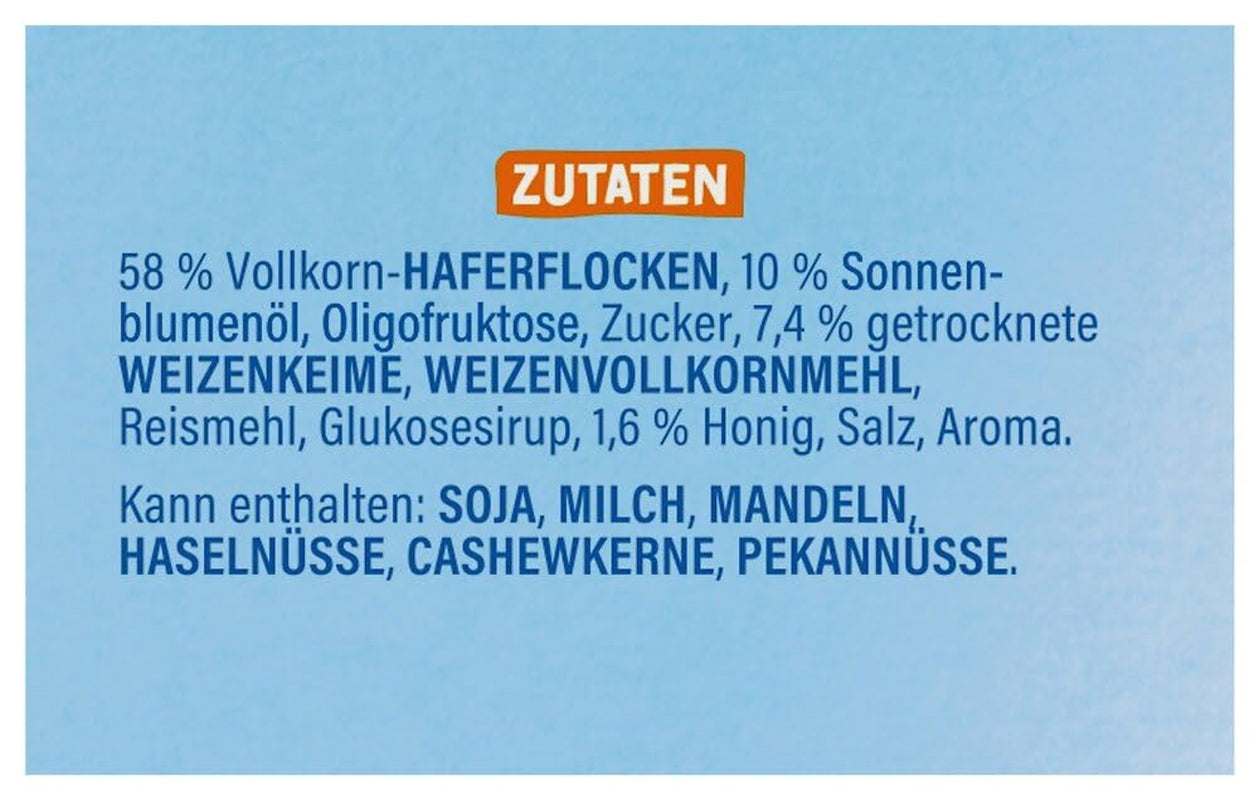 Dr. Oetker Vitalis Less Sweet Crunchy Pure: Krokante muesli met 30% minder suiker, verpakking van 5 (5 x 600 g)